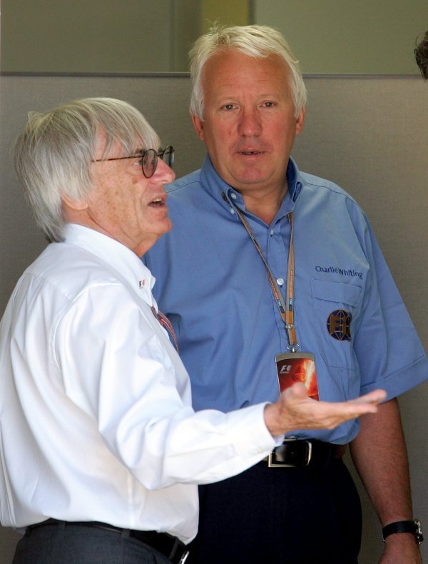 Charlie Whiting i Bernie Ecclestone, EPA