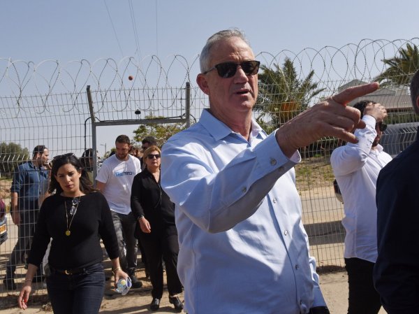 Benny Gantz na granici Izraela i Gaze