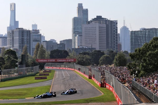 George Russell (VB) Williams Racing, Robert Kubica (POL) Williams Racing