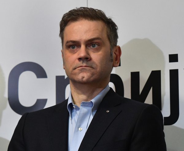 Stefanović je nekadašnji panker koji je postao političar