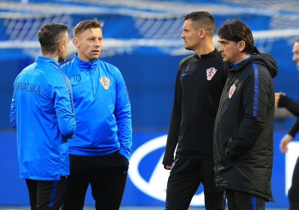 Hrvatska nogometna reprezentacija; trening na Maksimiru uoči Azerbajdžana