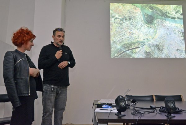 Vesna Cagić Milošević i Milan Đurić na predavanju u Zagrebu