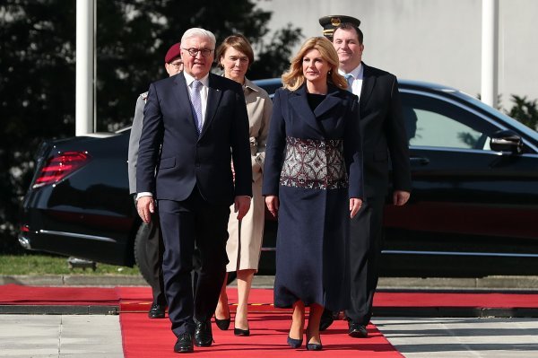 Predsjednica Republike Hrvatske Kolinda Grabar-Kitarović primila je predsjednika Saveze Republike Njemačke Franka-Waltera Steinmeiera