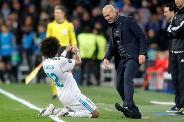 Marcelo i Zinedine Zidane