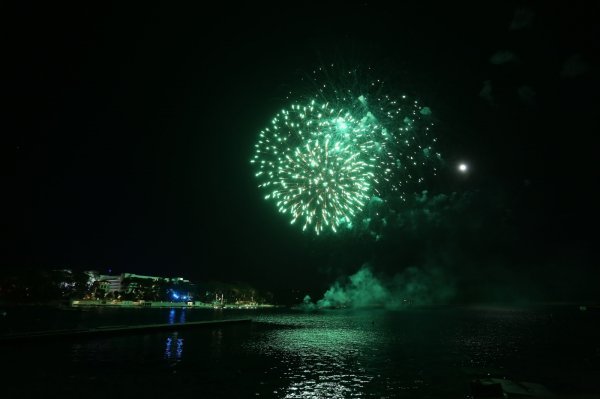 Vatromet na svadbenom slavlju Nike Perenčević i Emila Tedeschija