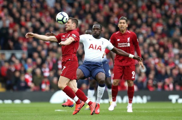 Liverpool (James Milner) - Tottenham (Moussa Sissoko)