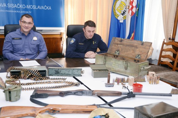 PU sisačko-moslavačka o zapljeni oružja