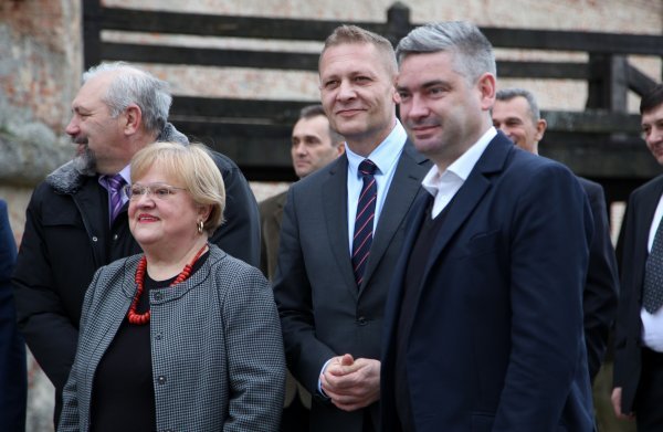 Silvano Hrelja, Anka Mrak Taritaš, Krešo Beljak i Boris Miletić