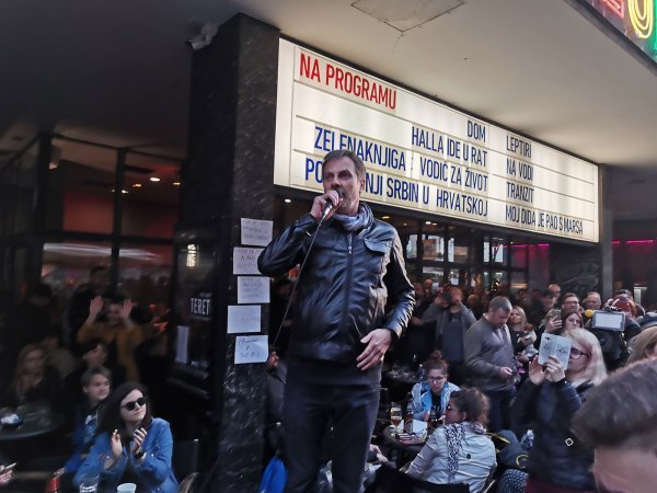 Prosvjed ispred Kina Europa