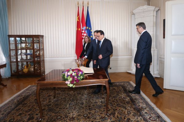 Andrej Plenković i Li Keqiang