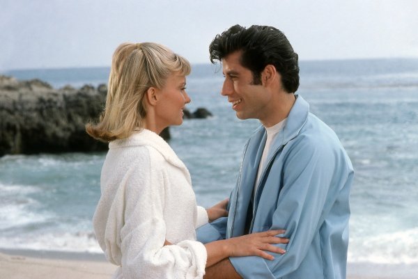 Olivia Newton-John i John Travolta u filmu 'Briljantinu'