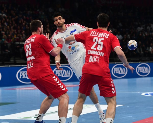 Rukomet; Srbija - Hrvatska luka stepančić