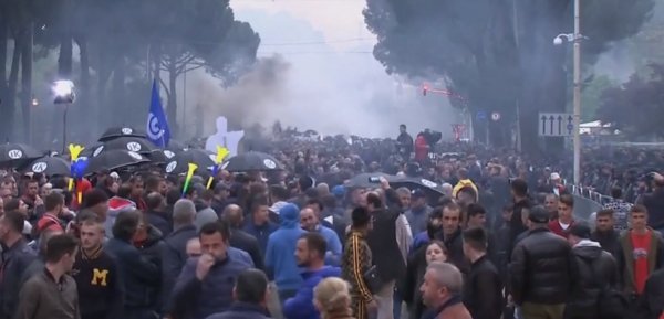 Prosvjed prošlog vikenda u Tirani