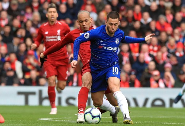 Liverpool (Fabinho) - Chelsea (Eden Hazard)