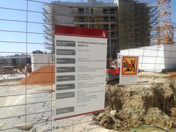 Stambena zgrada investitora Zvonka Kotarca u Splitu