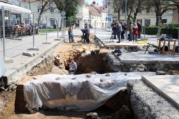 Arheološka iskapanja u Radićevoj ulici u Karlovcu