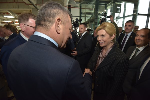 Kolinda Grabar Kitarović na otvorenju nove zgrade putničkog terminala
