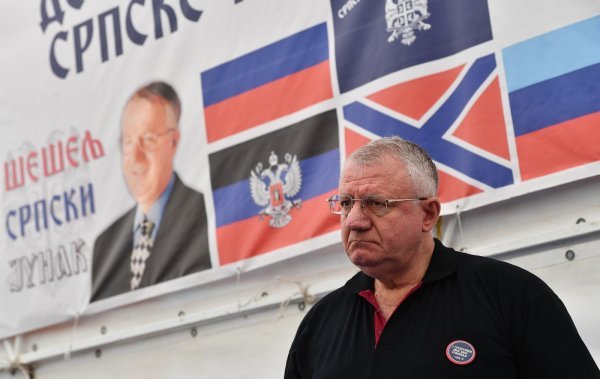Hrtkovci: Kongres Srpske radikalne stranke pod vodstvom Vojislava Šešelja