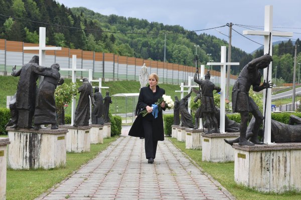 Predsjednica obilazi stratišta: Macelj
