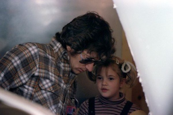Steven Spielberg i Drew Barrymore