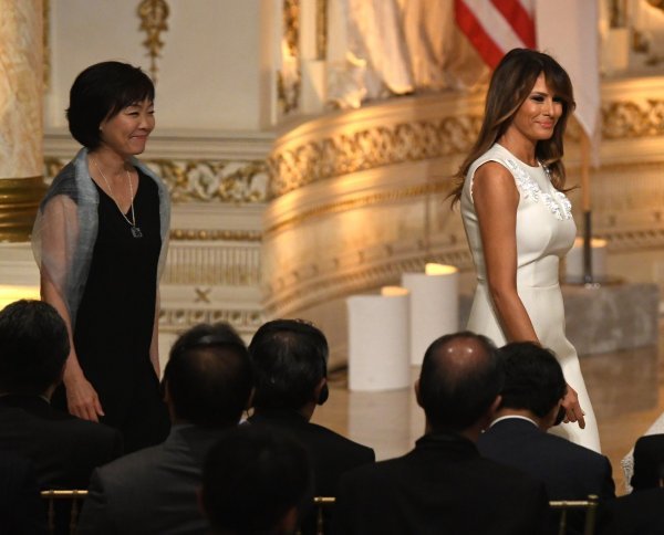Melania Trump i prva dama Japana Akie Abe