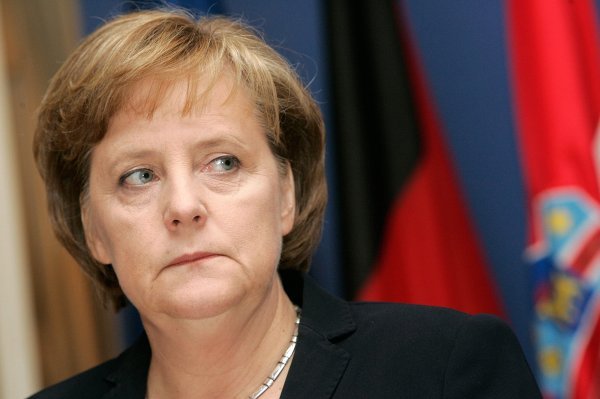 Angela Merkel i Ivo Sanader u Zagrebu 2007.