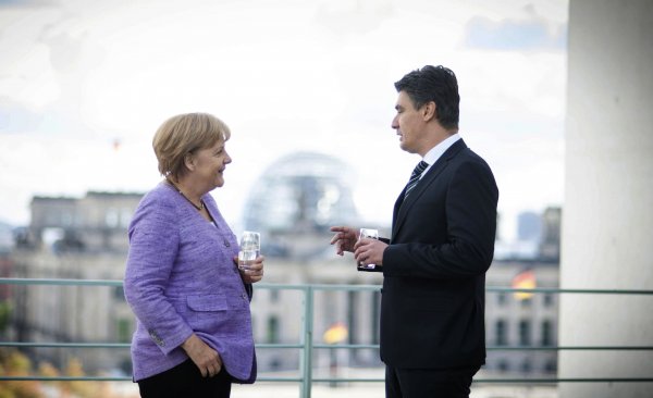 Angela Merkel i Zoran Milanović u Berlinu