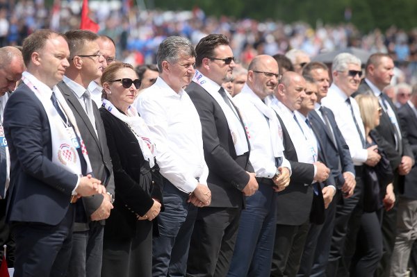 Komemoracija na Bleiburgu 2018.: Milan Kujundžić, Lovro Kuščević, Milijan Brkić 