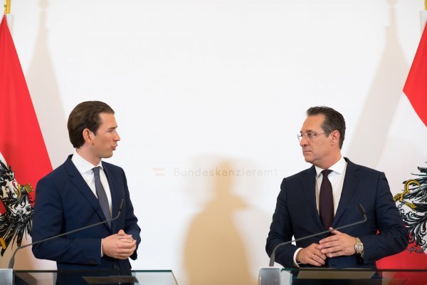 Sebastian Kurz i Heinz-Christian Strache