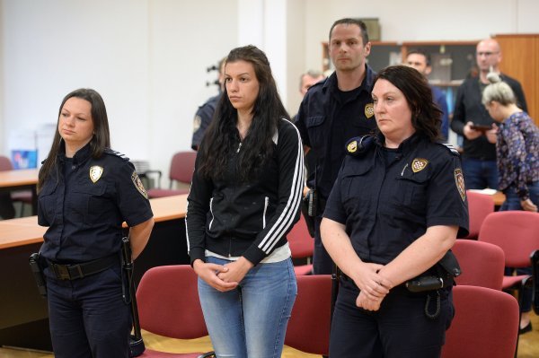 Nuša Bunić na čitanju presude