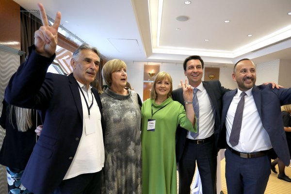 Perko Kovačević, Ruža Tomašić, Bernardica Juretić, Ladislav Ilčić i Hrvoje Zekanović 