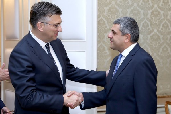Andrej Plenković susreo se s glavnim tajnikom UNWTO-a Pololikashvilijem
