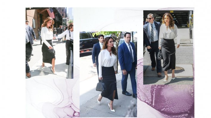 Kraljica Rania opet oduševljava: Teško je reći što je bolje - suknja, bluza ili cipele